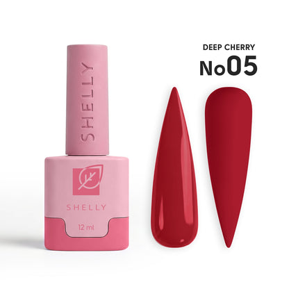 Shelly Gel polish 05 Deep Cherry, 12ml