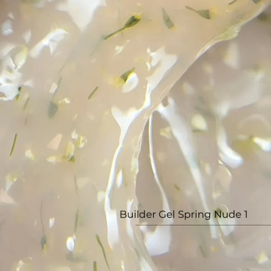 Builder Gel Spring Nude №1 30ml Crystal Professional HEMA & TPO Free