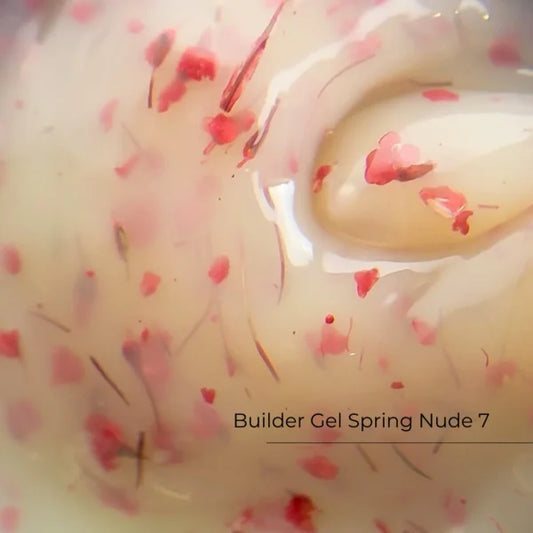 Builder Gel Spring Nude №7 30ml Crystal Professional HEMA & TPO Free