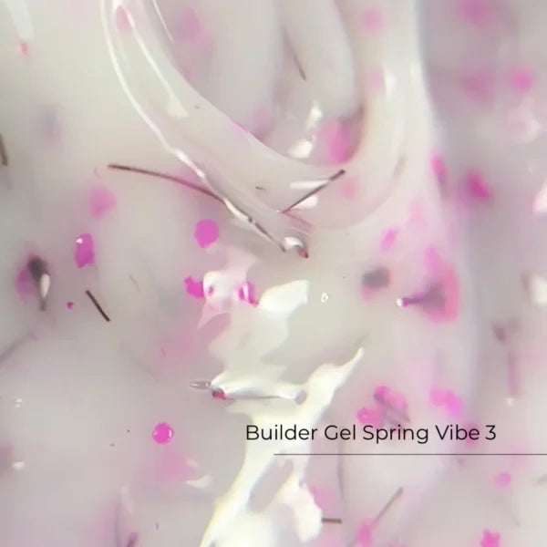 Builder Gel Spring Vibe №3 30ml Crystal Professional HEMA & TPO Free
