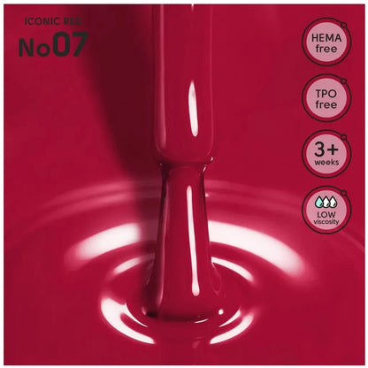 SHELLY. Gel Polish #07, Iconic Red, 12 ml