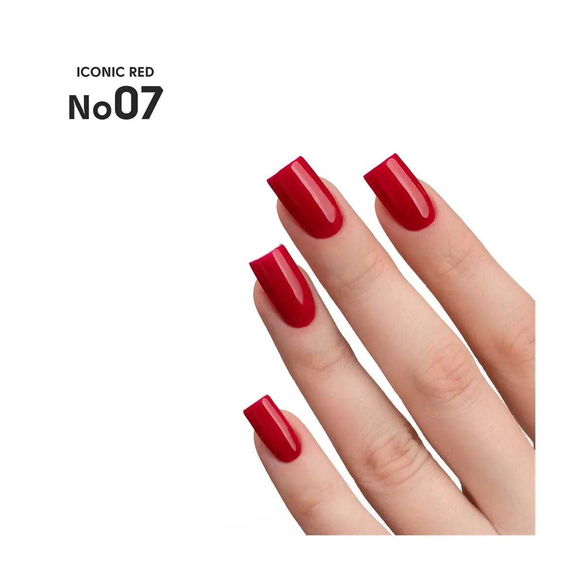 SHELLY. Gel Polish #07, Iconic Red, 12 ml