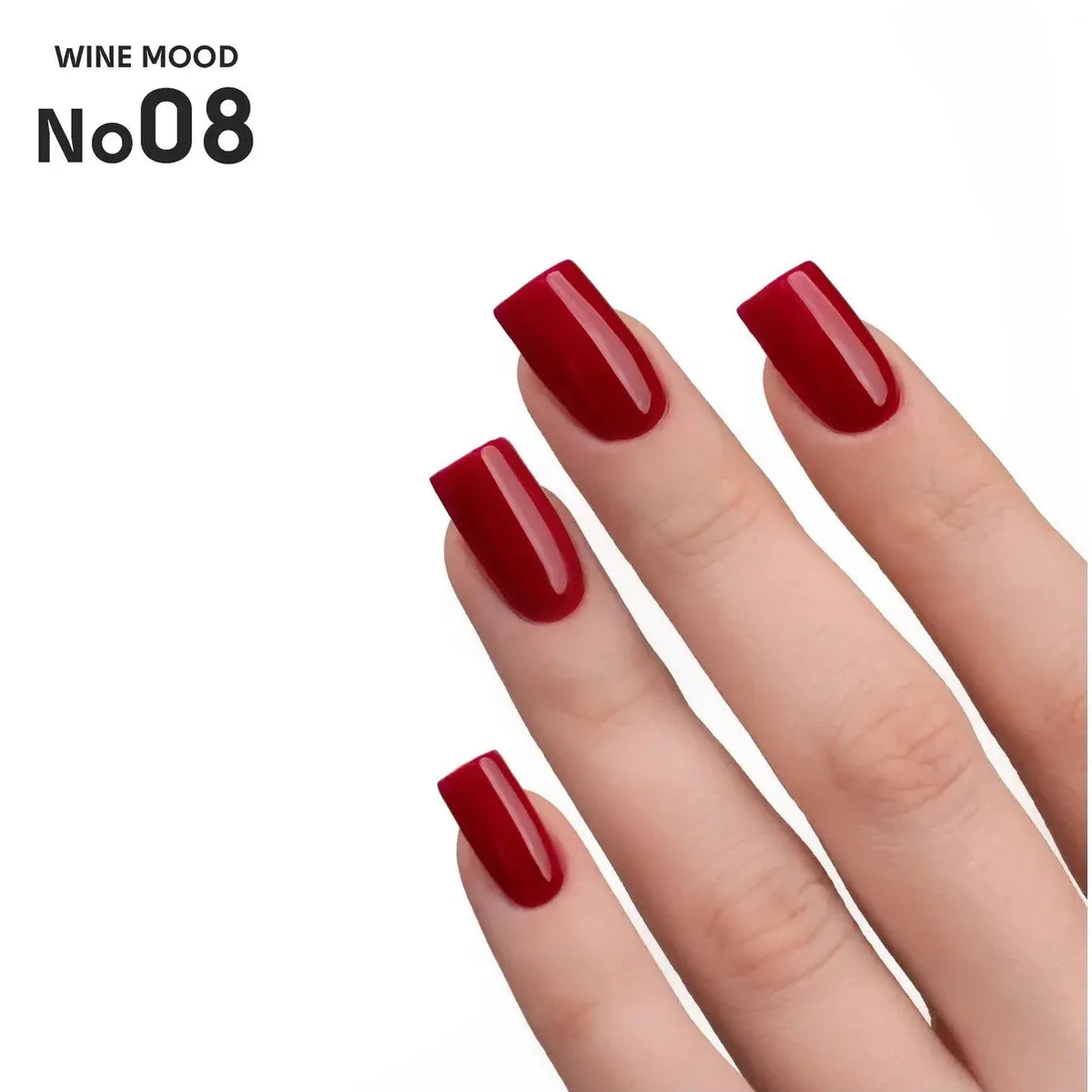 SHELLY. Gel Polish #08, Wine Mood, 12 ml