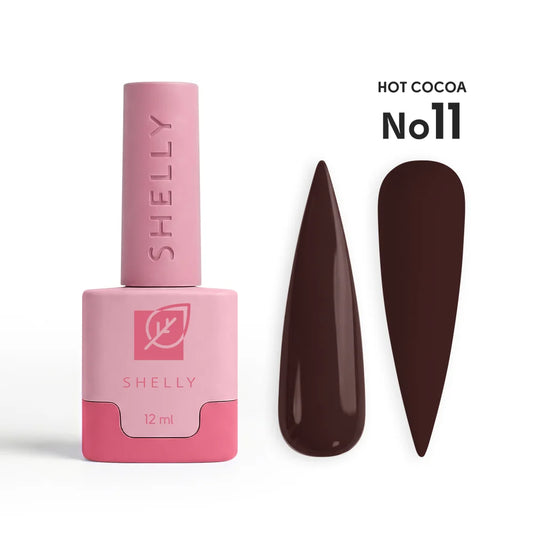 SHELLY. Gel Polish #11, Hot Cocoa, 12 ml