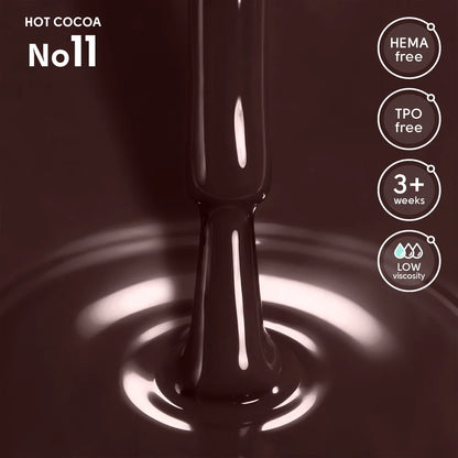 SHELLY. Gel Polish #11, Hot Cocoa, 12 ml