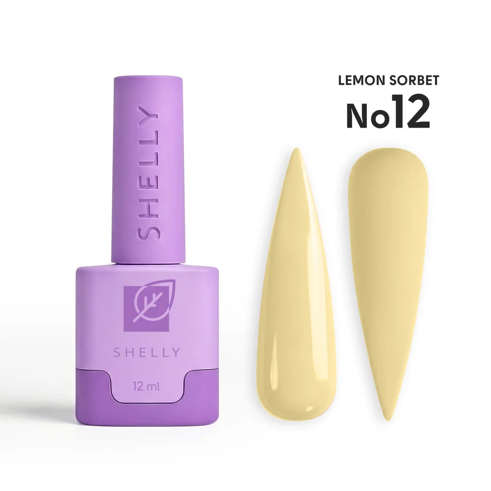 SHELLY. Gel Polish #12, Lemon Sorbet, 12 ml.