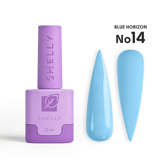 SHELLY. Gel Polish #14, Blue Horizon, 12 ml