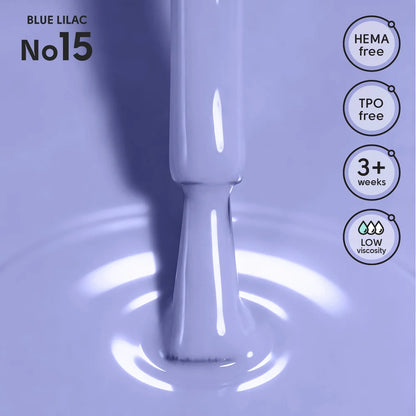 SHELLY. Gel Polish #15, Blue Lilac, 12 ml