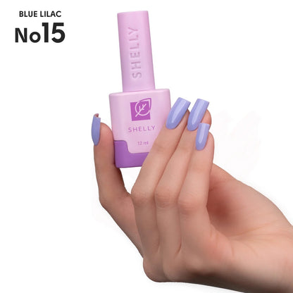 SHELLY. Gel Polish #15, Blue Lilac, 12 ml