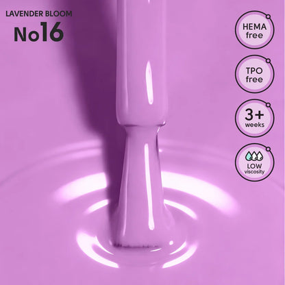 SHELLY. Gel Polish #16, Lavender Bloom, 12 ml