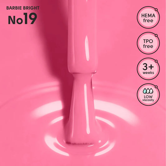 SHELLY. Gel Polish #19, Barbie Bright, 12 ml