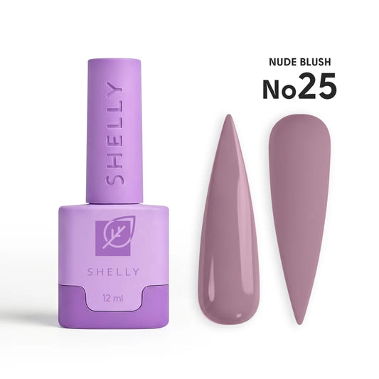 SHELLY. Gel Polish #25, Nude Blush, 12 ml
