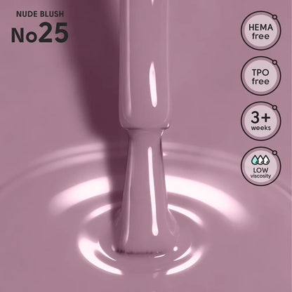SHELLY. Gel Polish #25, Nude Blush, 12 ml