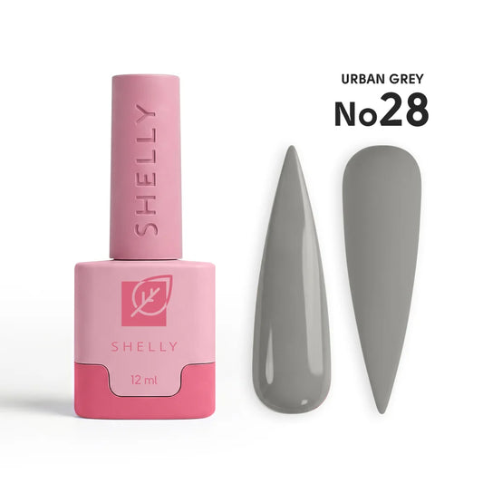 SHELLY. Gel Polish #28, Urban Grey, 12 ml