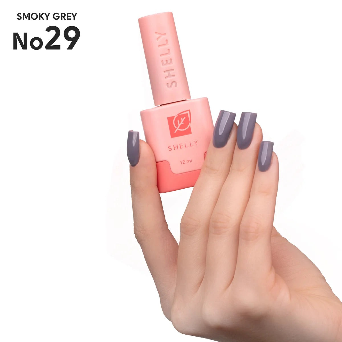 SHELLY. Gel Polish #29, Urban Grey, 12 ml