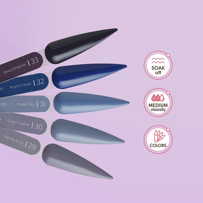 SHELLY. Gel Polish #31, Pastel Sky, 12 ml