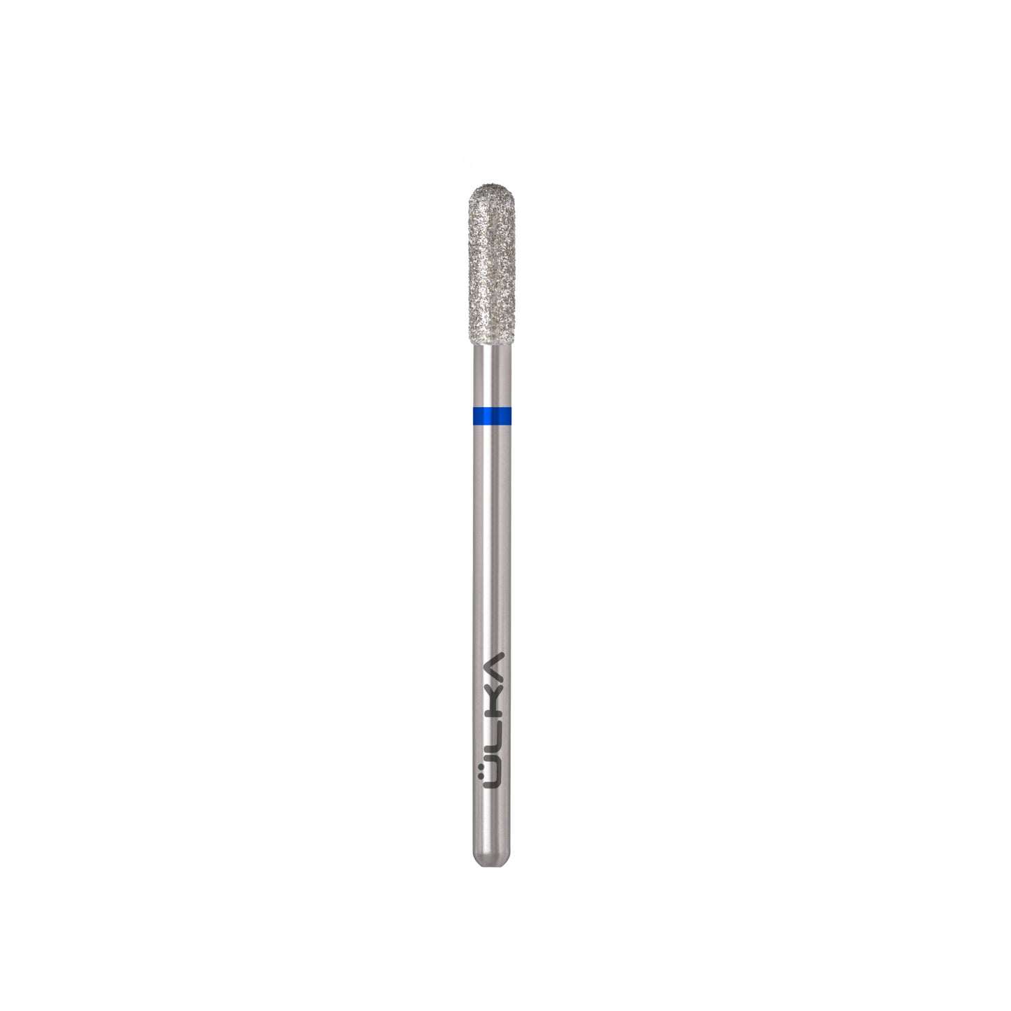 ÜLKA Diamond nail drill bit rounded cylinder blue head diameter 3 mm / working part 10 mm