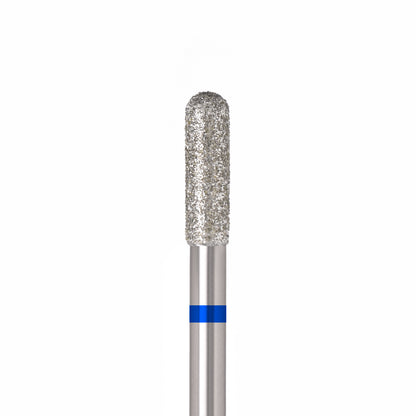 ÜLKA Diamond nail drill bit rounded cylinder blue head diameter 3 mm / working part 10 mm