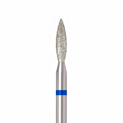 ÜLKA Diamond nail drill bit flame blue head diameter 2.3 mm / working part 10 mm