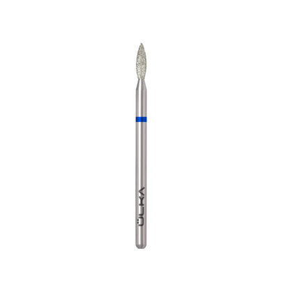 ÜLKA Diamond nail drill bit flame blue head diameter 2.3 mm / working part 8 mm