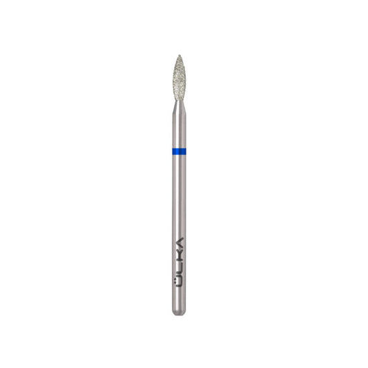 ÜLKA Diamond nail drill bit flame blue head diameter 2.3 mm / working part 8 mm