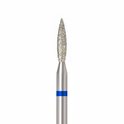 ÜLKA Diamond nail drill bit flame blue head diameter 2.1 mm / working part 10 mm