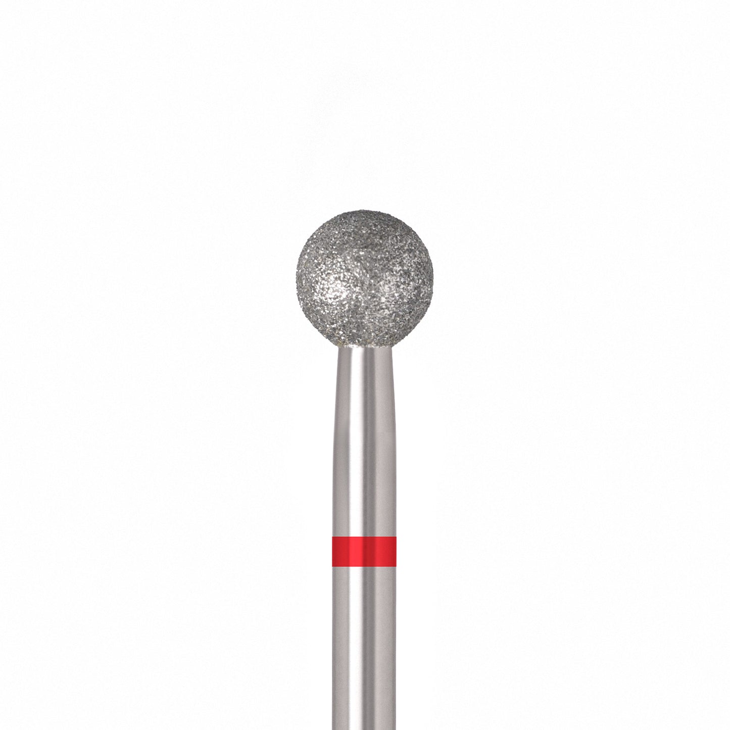 ÜLKA Diamond nail drill bit, ball, red head, diameter 5 mm