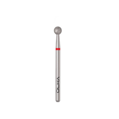ÜLKA Diamond nail drill bit ball red head diameter 4 mm