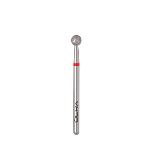 ÜLKA Diamond nail drill bit ball red head diameter 4 mm