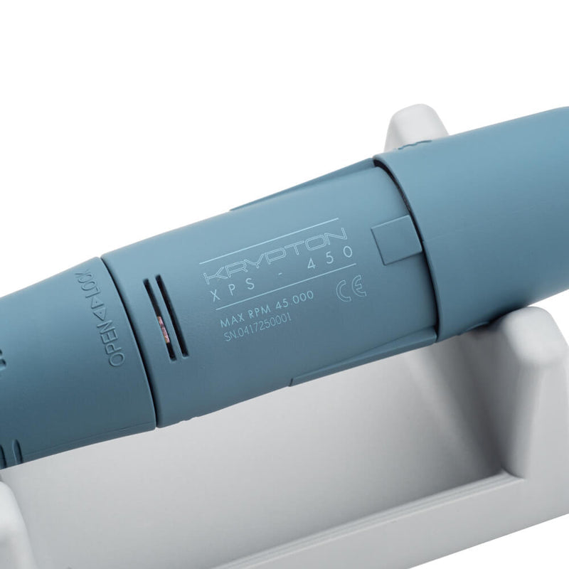 Nail Drill KRYPTON III XPS-450 at 100 W and 45,000 rpm for manicure and pedicure