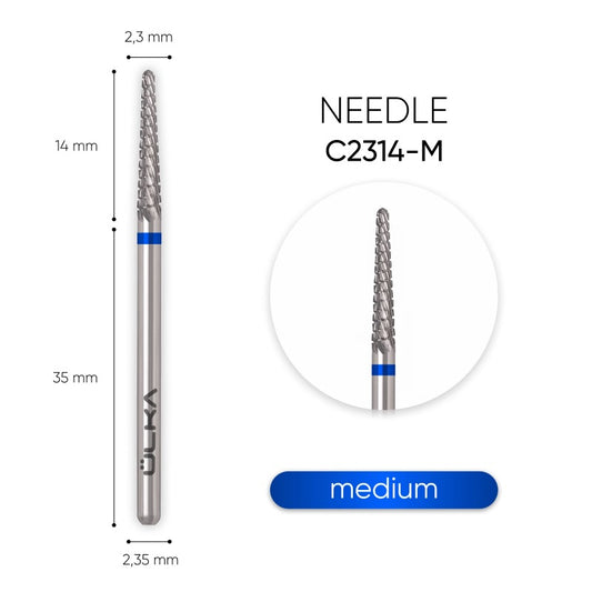 ÜLKA Drill Bit Carbide Needle Blue Ø2.3 / 14 mm
