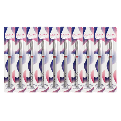 ÜLKA Drill Bit Diamond Flame Red Ø2,1 / 10 mm