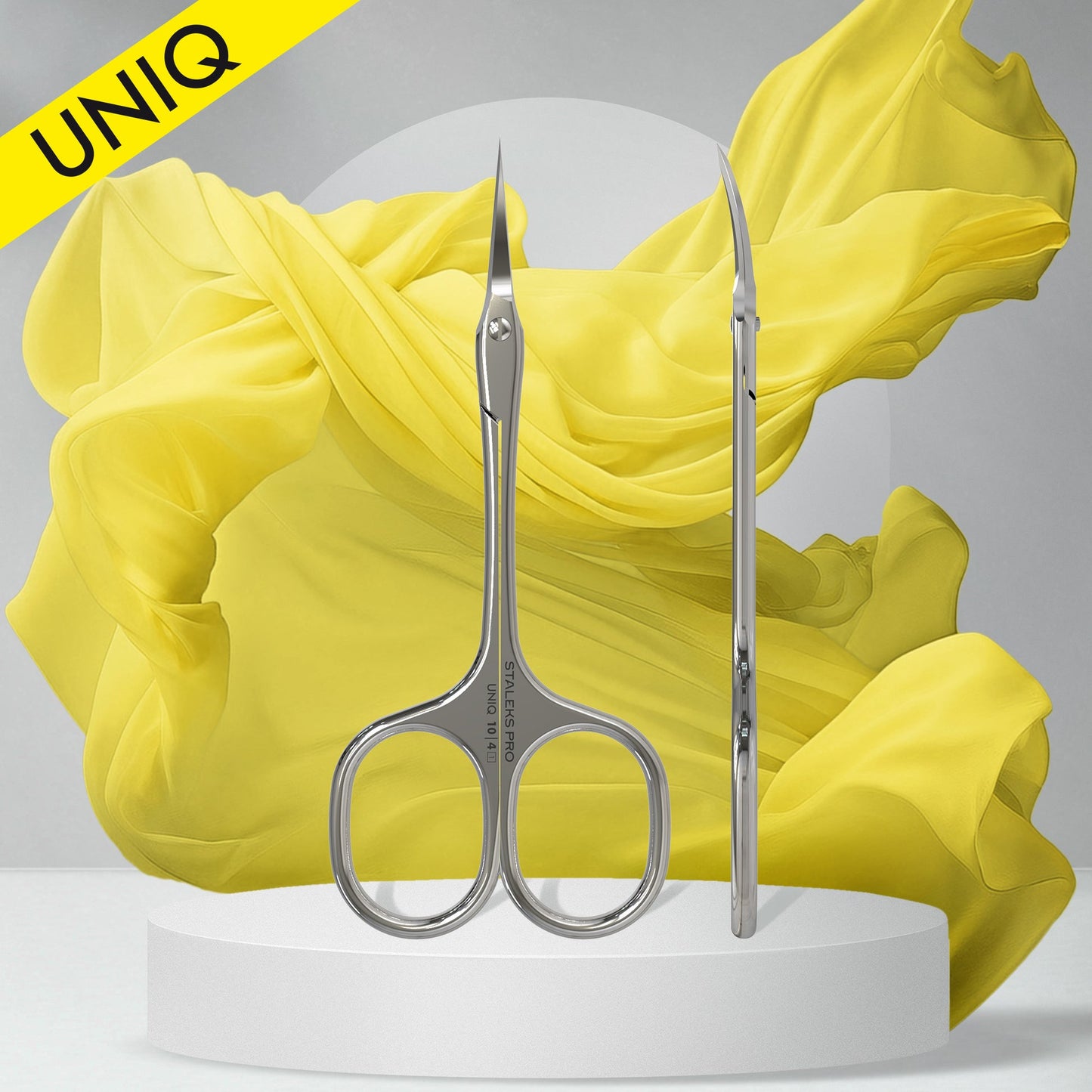 STALEKS UNIQ 10 TYPE 4 Ballerina Professional cuticle scissors SKU: SQ-10/4