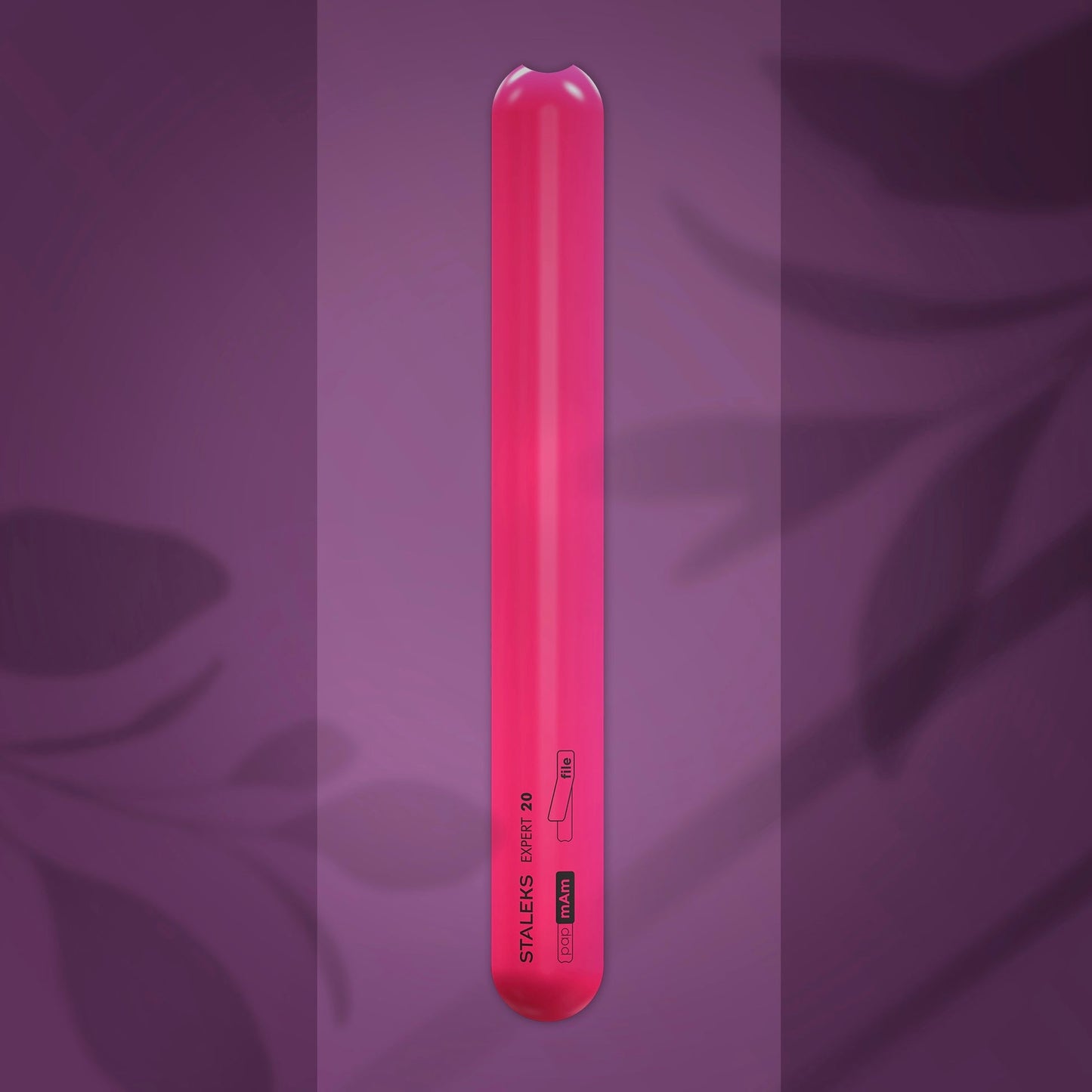 STALEKS EXPERT 20 Straight beveled plastic base for nail file (162 mm)