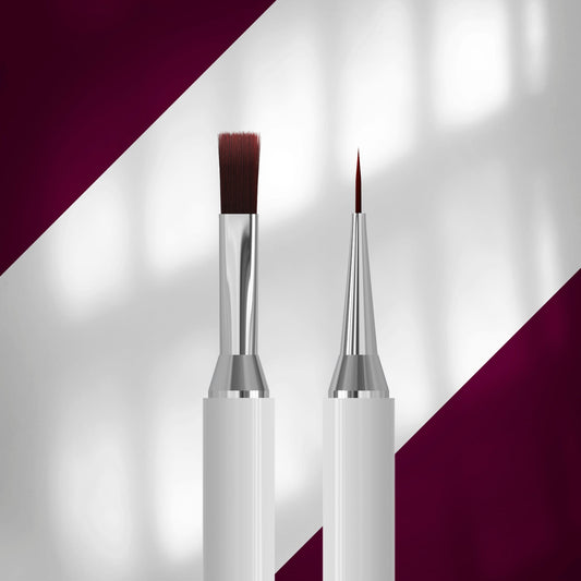 STALEKS EXCLUSIVE 08/03 Double-ended gel brush 10 mm / liner 10 mm