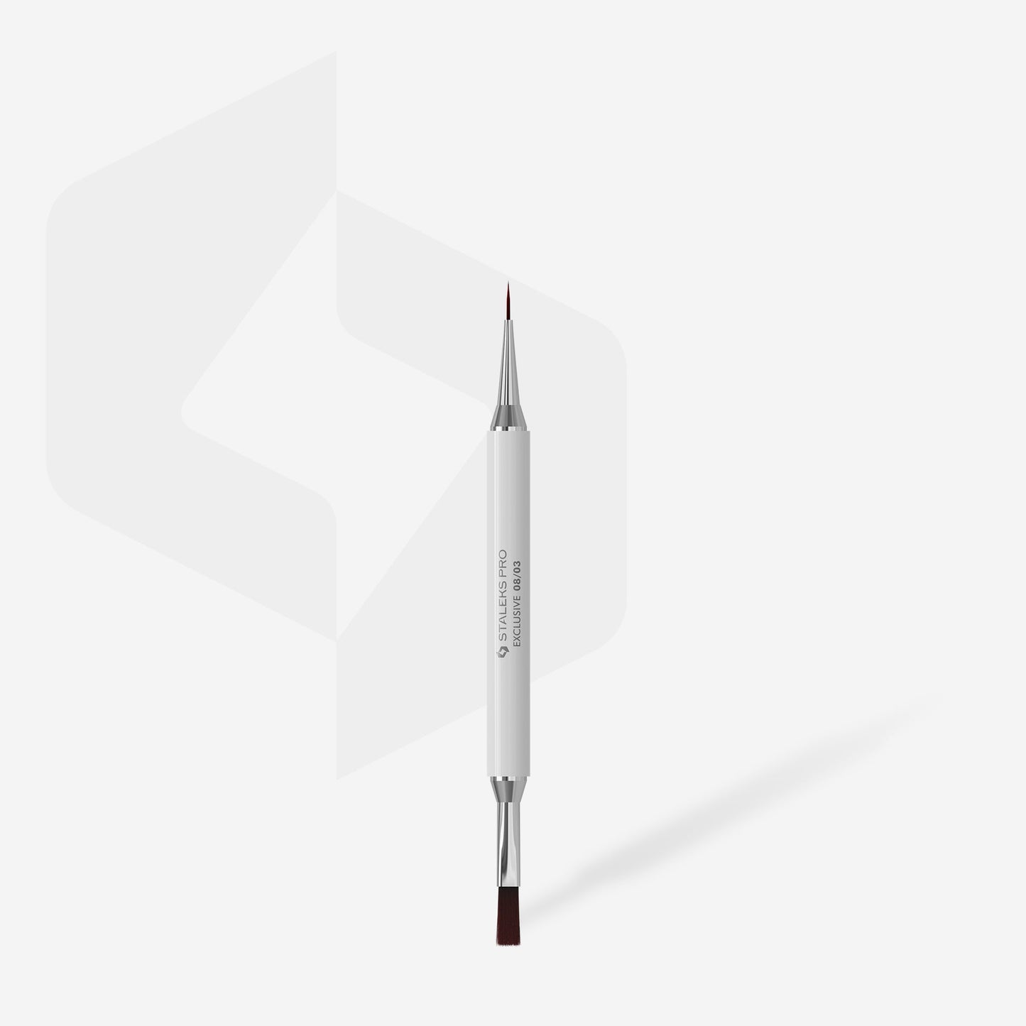 STALEKS EXCLUSIVE 08/03 Double-ended gel brush 10 mm / liner 10 mm
