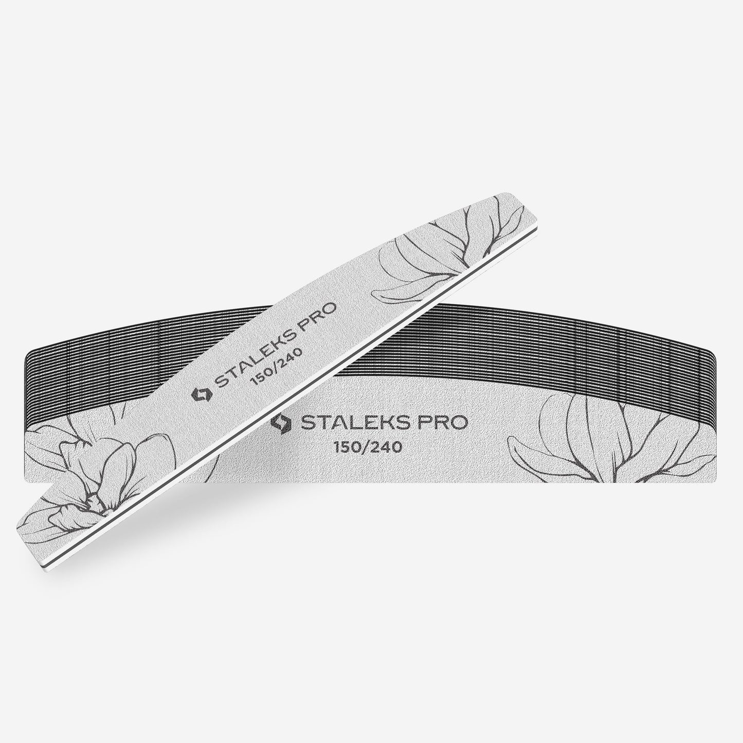 STALEKS EXPERT 40 Crescent mineral nail file, 150/240 grit (25 pc)