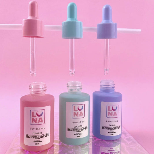 LUNAMOON Cuticle oil with vanilla aroma, 30 ml