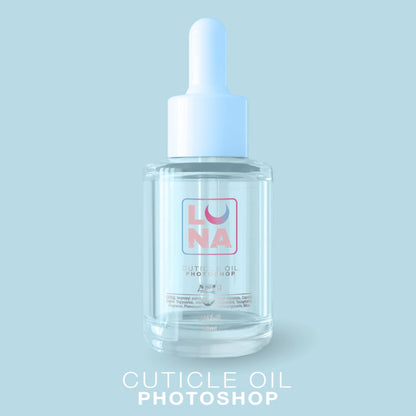 LUNAMOON Dry cuticle oil with melon aroma Photoshop Oil, 30 ml