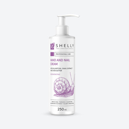 HAND AND NAIL CREAM With allantoin, snail extract and shea oil 250 ml