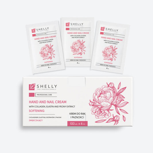 HAND & NAIL CREAM  With collagen, elastin and peony extract 4 ml x 100 pcs