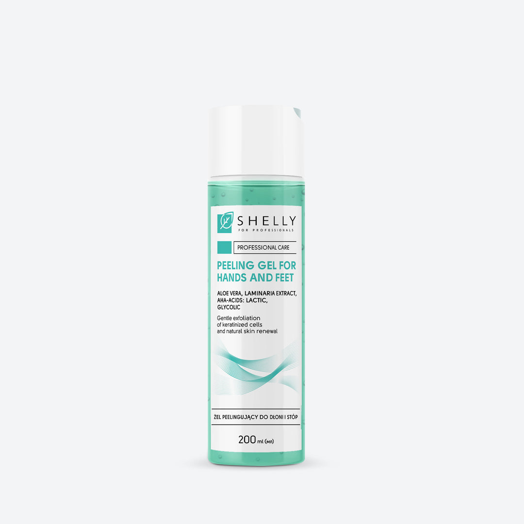 PEELING HAND AND FOOT GEL  Gentle peeling for smooth and hydrated skin with aloe vera 200 ml