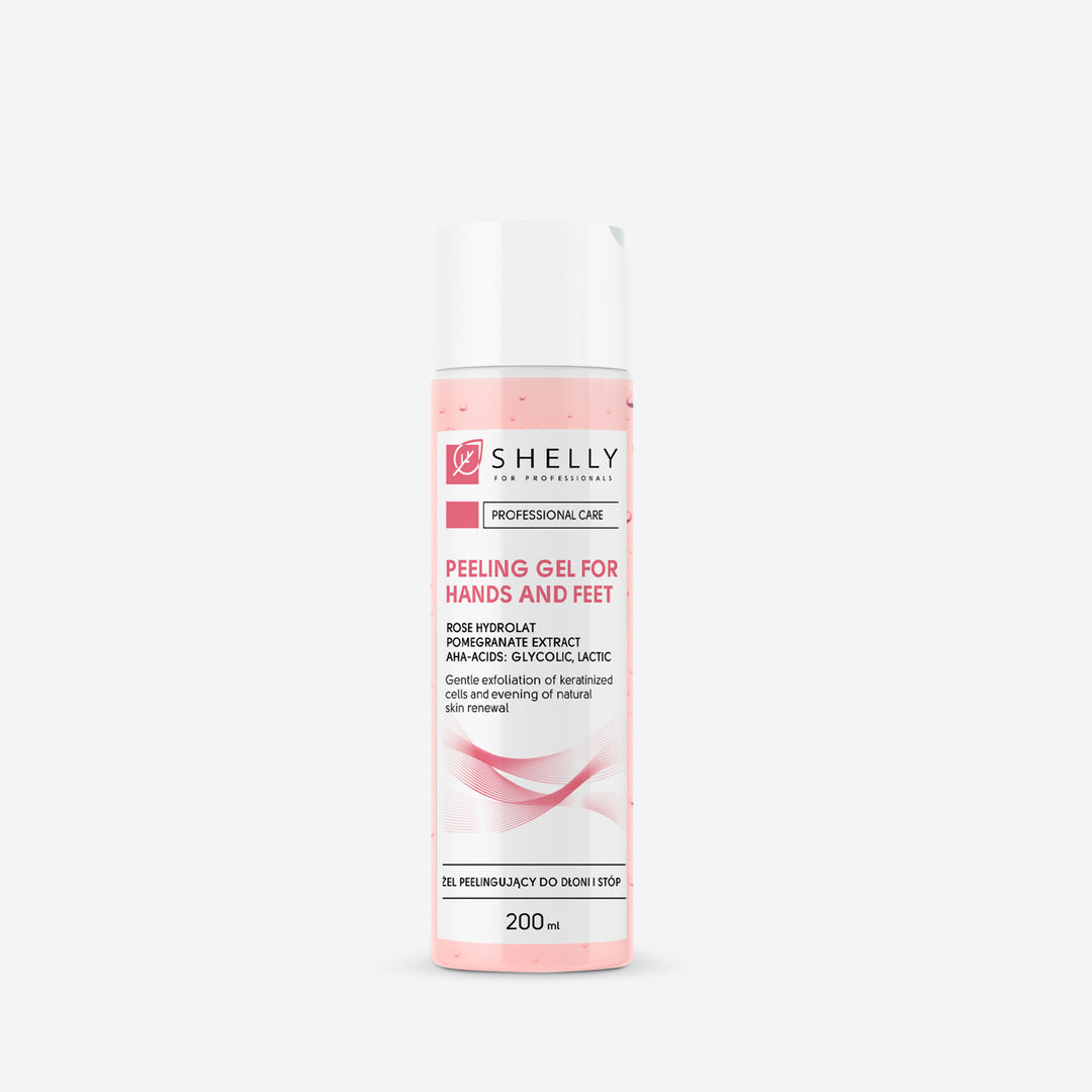 PEELING HAND AND FOOT GEL Gentle peeling for radiant, silky skin with rose hydrolate 200 ml