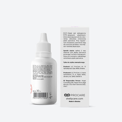 OIL FOR DAMAGED NAIL PLATE  Comprehensive care for damaged and healthy nails 30 ml