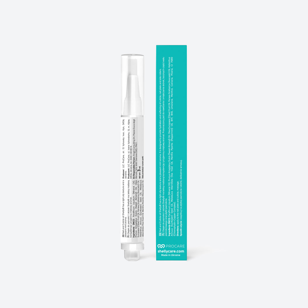NAIL AND CUTICLE OIL  With moroccan mint extract and tea tree oil 3 ml