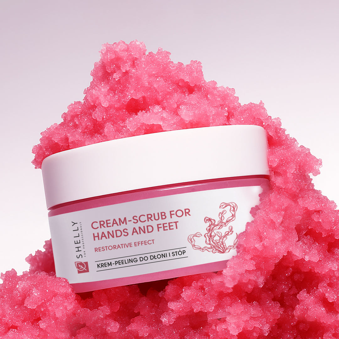 CREAM-SCRUB  For hands and feet with urea, algae extract and argan oil 350 g