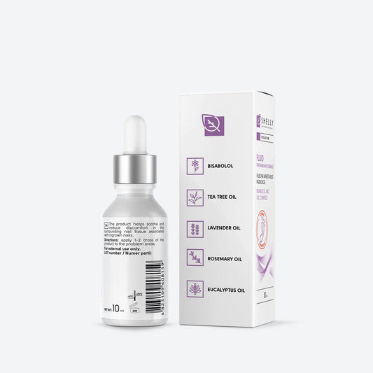 FLUID FOR THE PROBLEM OF AN INGROWN NAIL  Gentle relief for ingrown nails and irritated skin 10 ml
