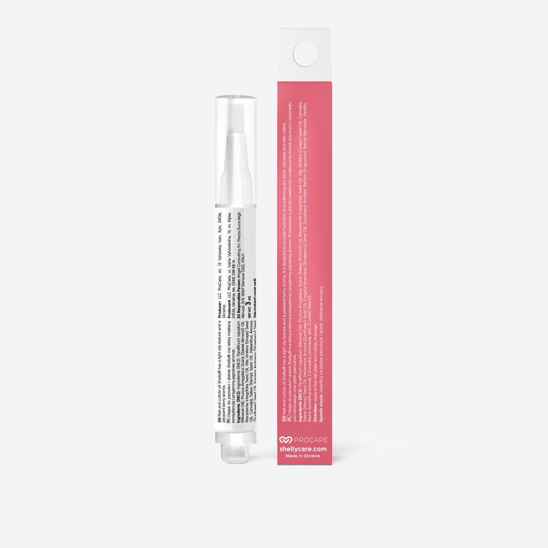 NAIL AND CUTICLE OIL  With strawberry extract and vitamin E 3 ml