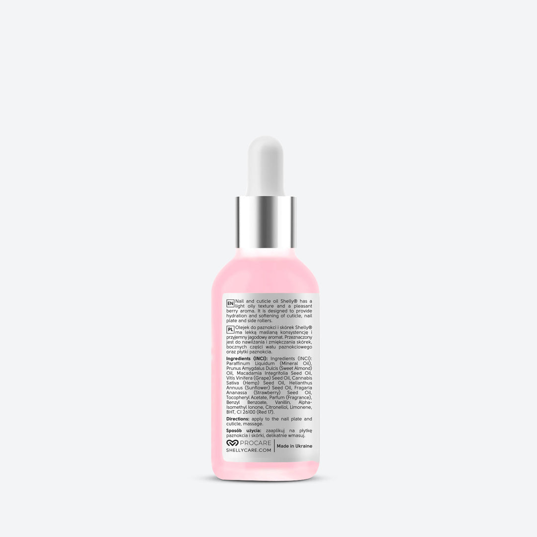 NAIL AND CUTICLE OIL  With strawberry extract and vitamin E 30 ml