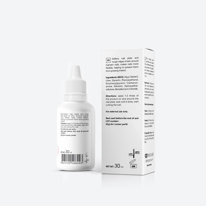 INGROWN TOENAIL SOFTENER  Professional softening solution for painless trimming of ingrown nails 30 ml